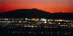 Las Vegas lights from Lake Mead Drive