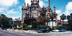 Classic old mansion on Galveston Island, Texas
