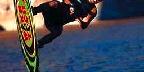 C.C. Roberts completes a flip on Lake Powell, Utah