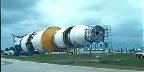 Apollo rocket display at Kennedy Space Center, Florida