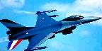 U.S.A. Air Force F-16 Fighting Falcon, jet fighter