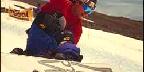 Hot snowboarding action, Mount Hood Meadows, Oregon