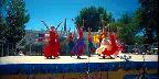 Dancers on stage, Santa Fe, New Mexico