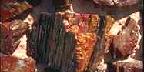 Petrified wood wall