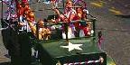 United States military truck, in street parade