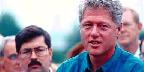 President Bill Clinton with Iowa governor