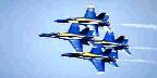 Tight diamond formation, Blue Angels, El Toro, California