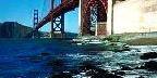 Golden Gate Bridge from South Side Beach, San Francisco, California