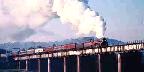 Norfolk & Western No. 611 crosses the Tennessee River , Chattanooga