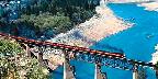 Southern Pacific No. 4449 at Shasta Lake, California