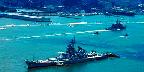 Modern battleship, "USS Wisconsin", New York