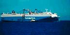Honda auto transport ship, Solar Wing, Los Angeles Harbor, California