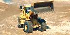 Heavy earth moving equipment, Cape Cod, Massachusetts