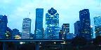 Modern city scape, southern Texas