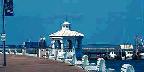Seaside promenade, southern Texas