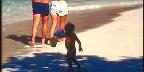Vacationers at Hawksbill Bay Beach, St. John