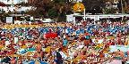 Crowded beach, Puerto Rico