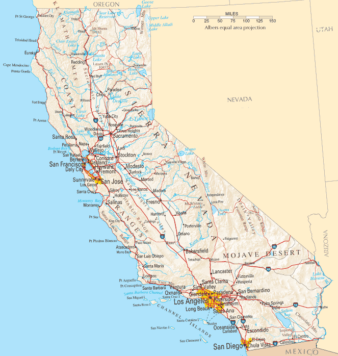 California Map California Map