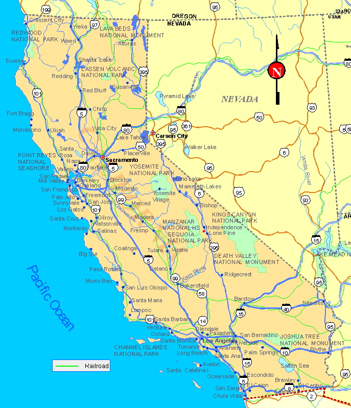 California Map California Map
