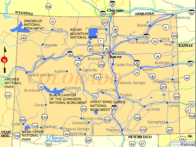 Colorado Map Colorado Map
