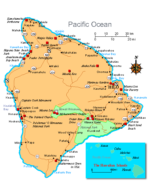 Hawaii Island Map, Hawaii Hawaii Island Map, Hawaii