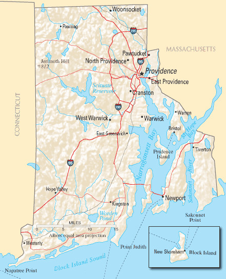 Rhode Island Map Rhode Island Map
